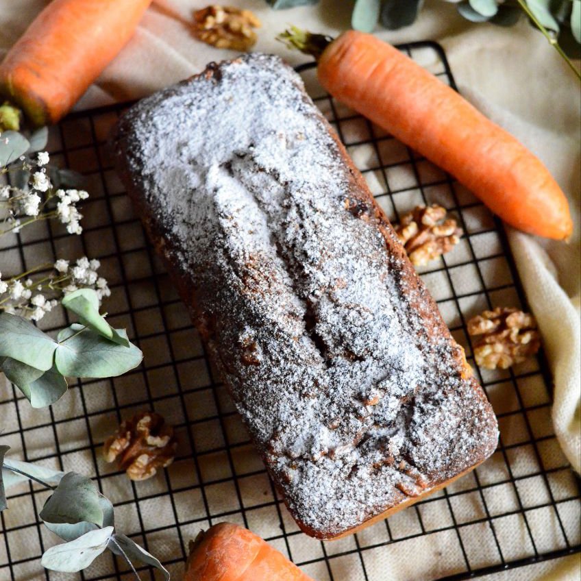 Budin Carrot keto.